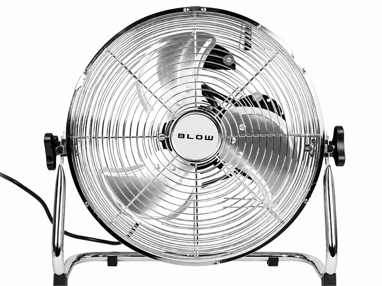 loerventilator 30 cm (12 inch), 70W, zilverkleurige circulatieventilator.