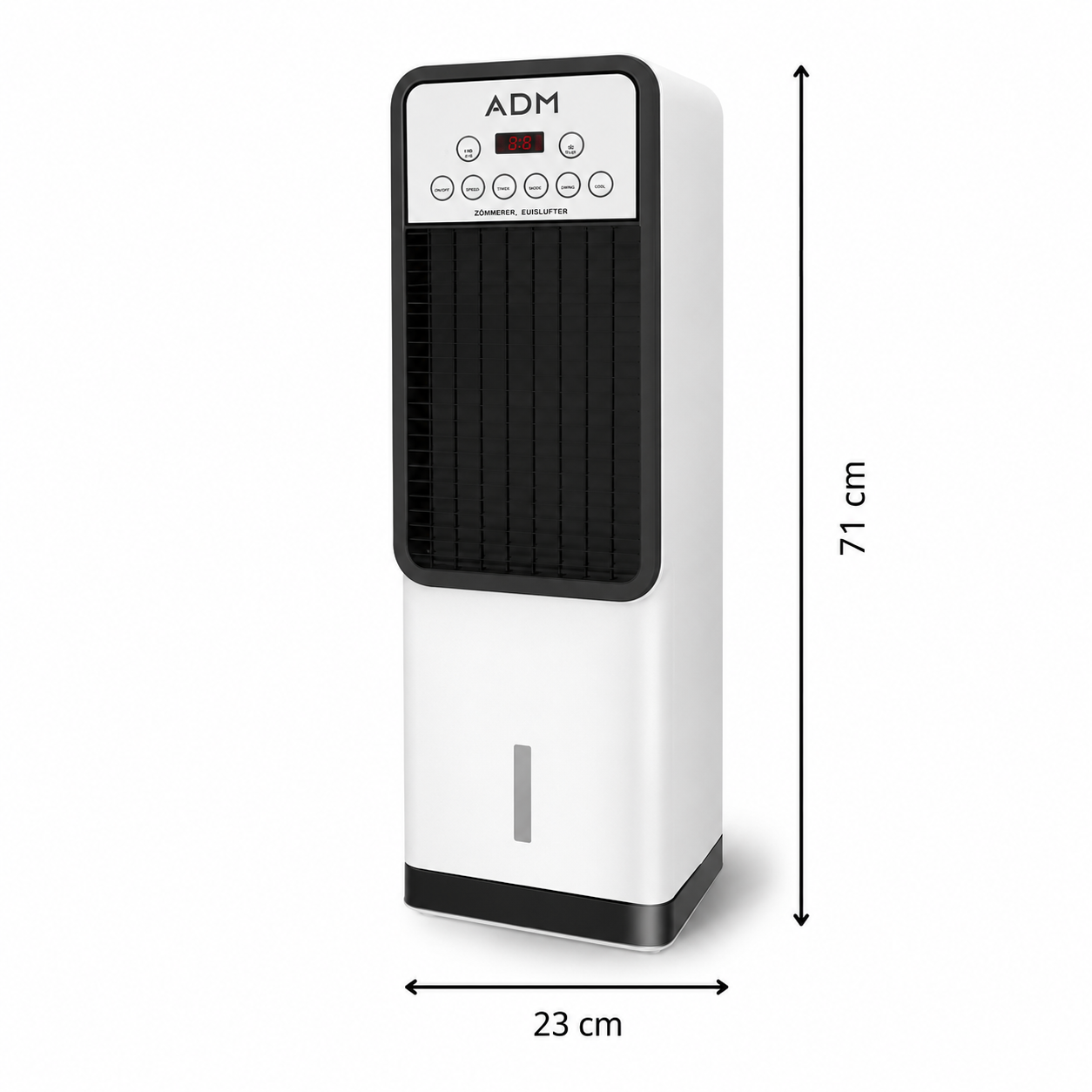 2-in-1 Portable Air Cooler and Heater